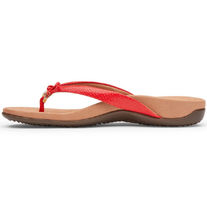 red vionic sandals