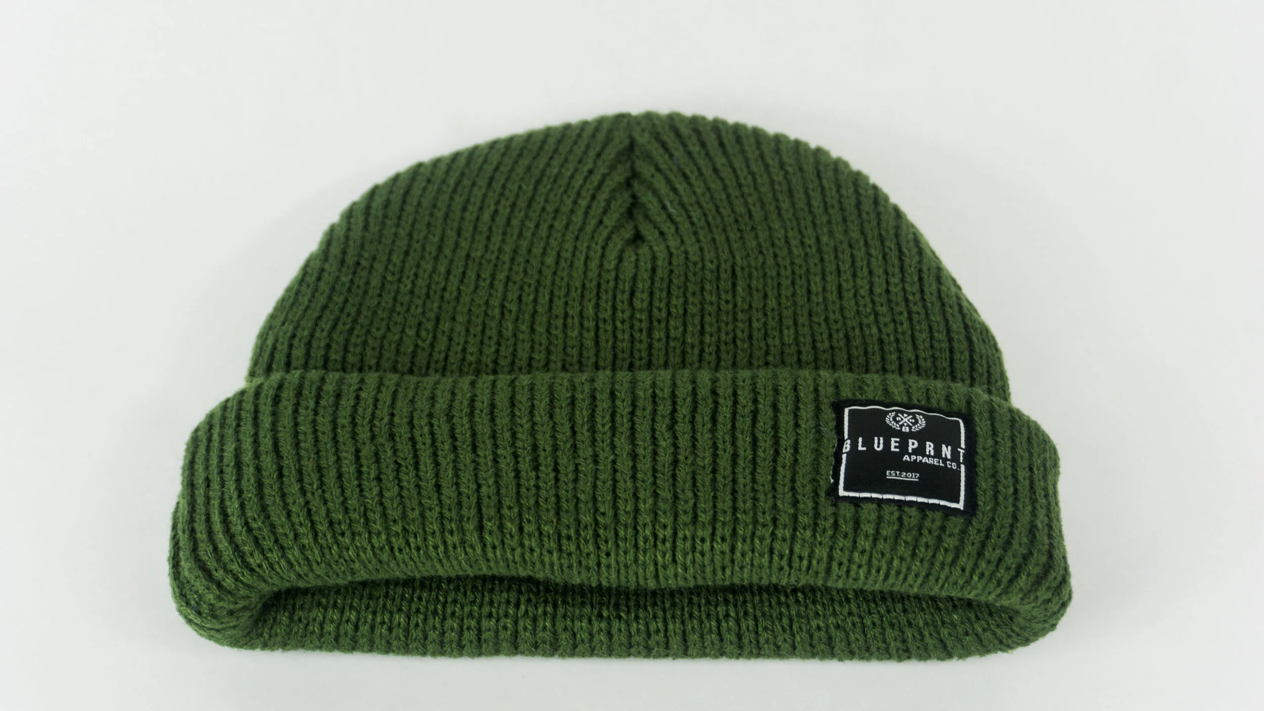 Dark Green Fisherman Beanie Short 