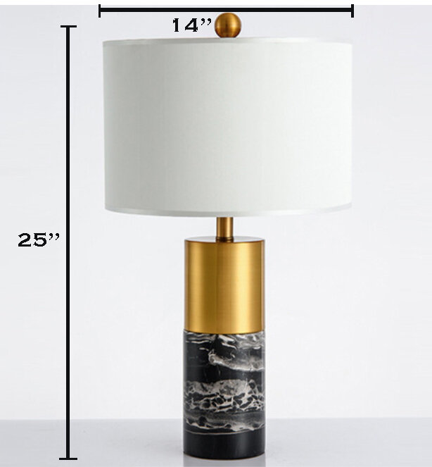 stone base lamp