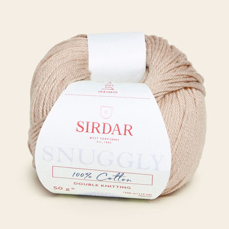 757 50g Light Grey Sirdar Snuggly 100% Cotton, 