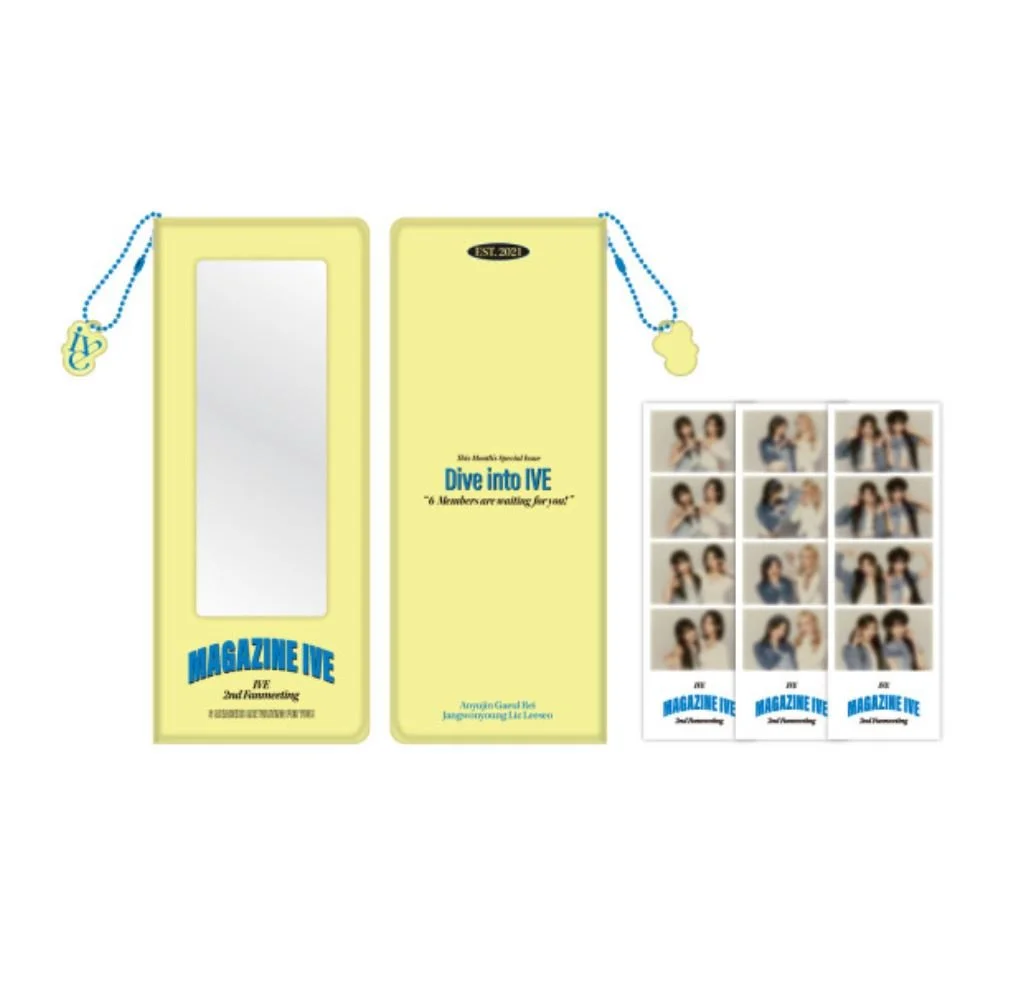 イングヴェイ・マルムスチィーン 2024LIVEグッズ VIP特典、記念ピック 2024 IVE 2nd Fanmeeting MAGAZINE IVE Official Merch — Dumber