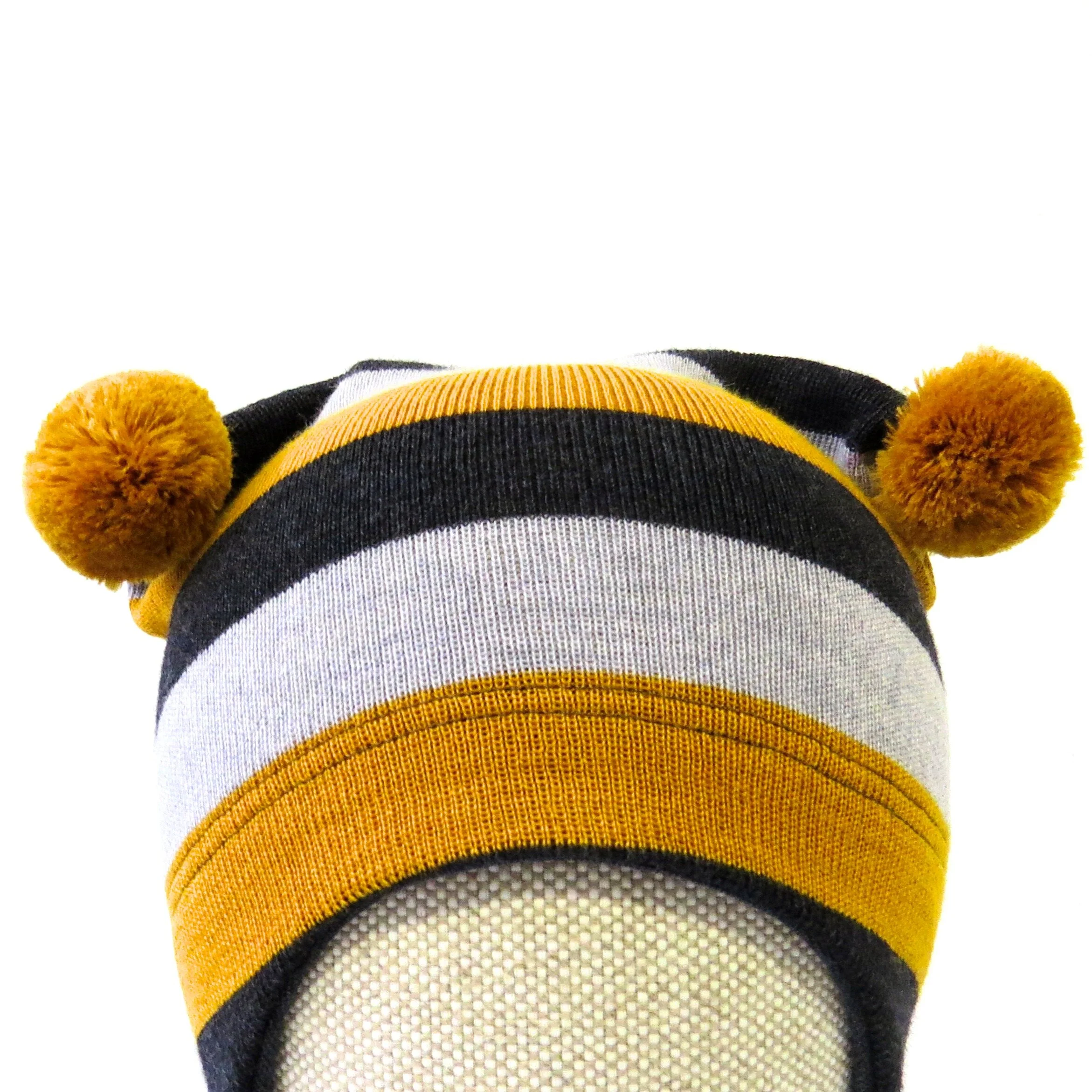 two bobble hat