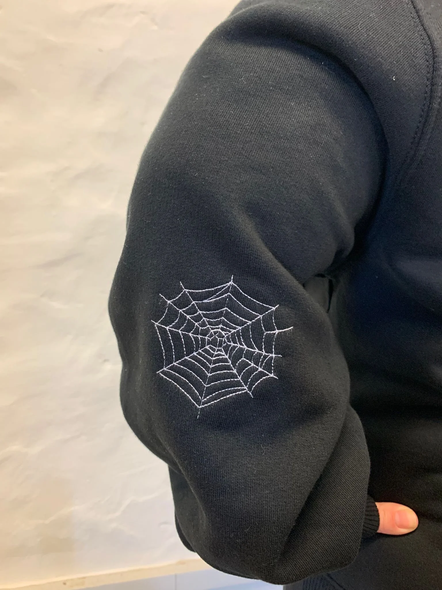 The Spider Web' Halloween Sweater — The Embroidery Barn