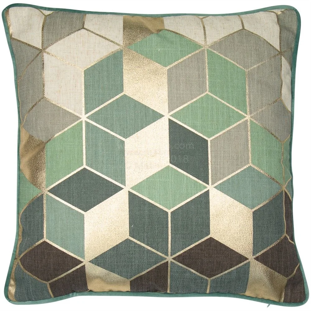 mint coloured cushions