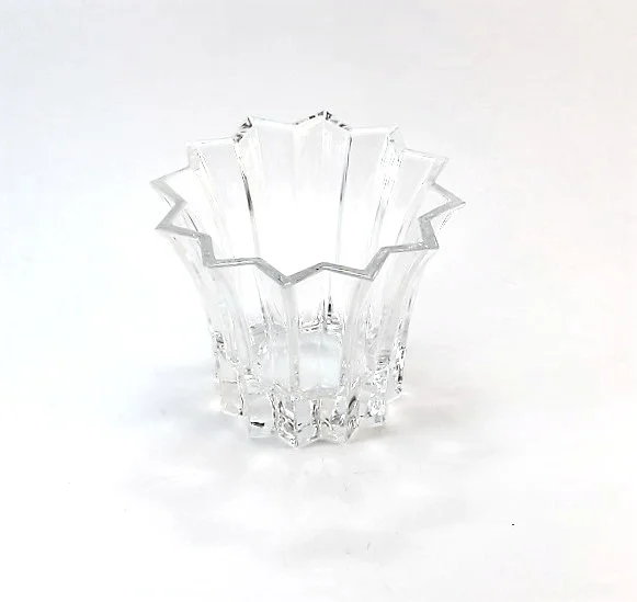 Original Villeroy Boch Star Crystal Vase Anon Eclectic