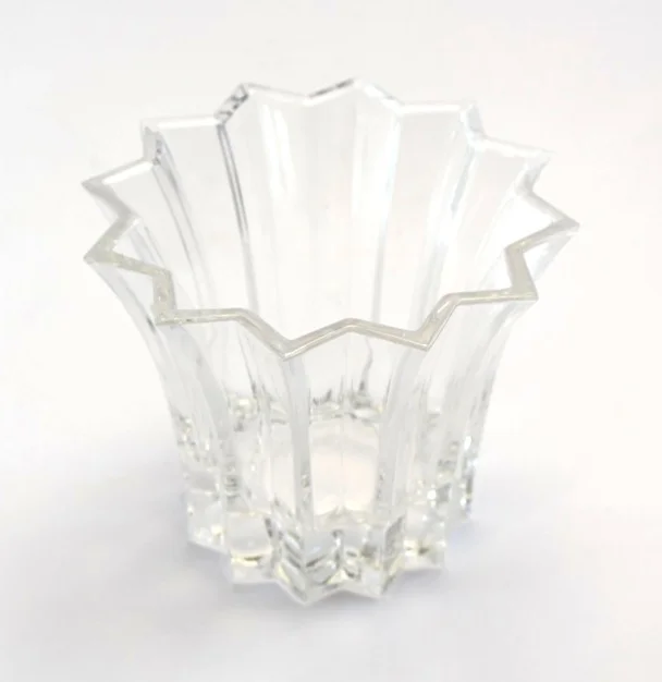 Original Villeroy Boch Star Crystal Vase Anon Eclectic