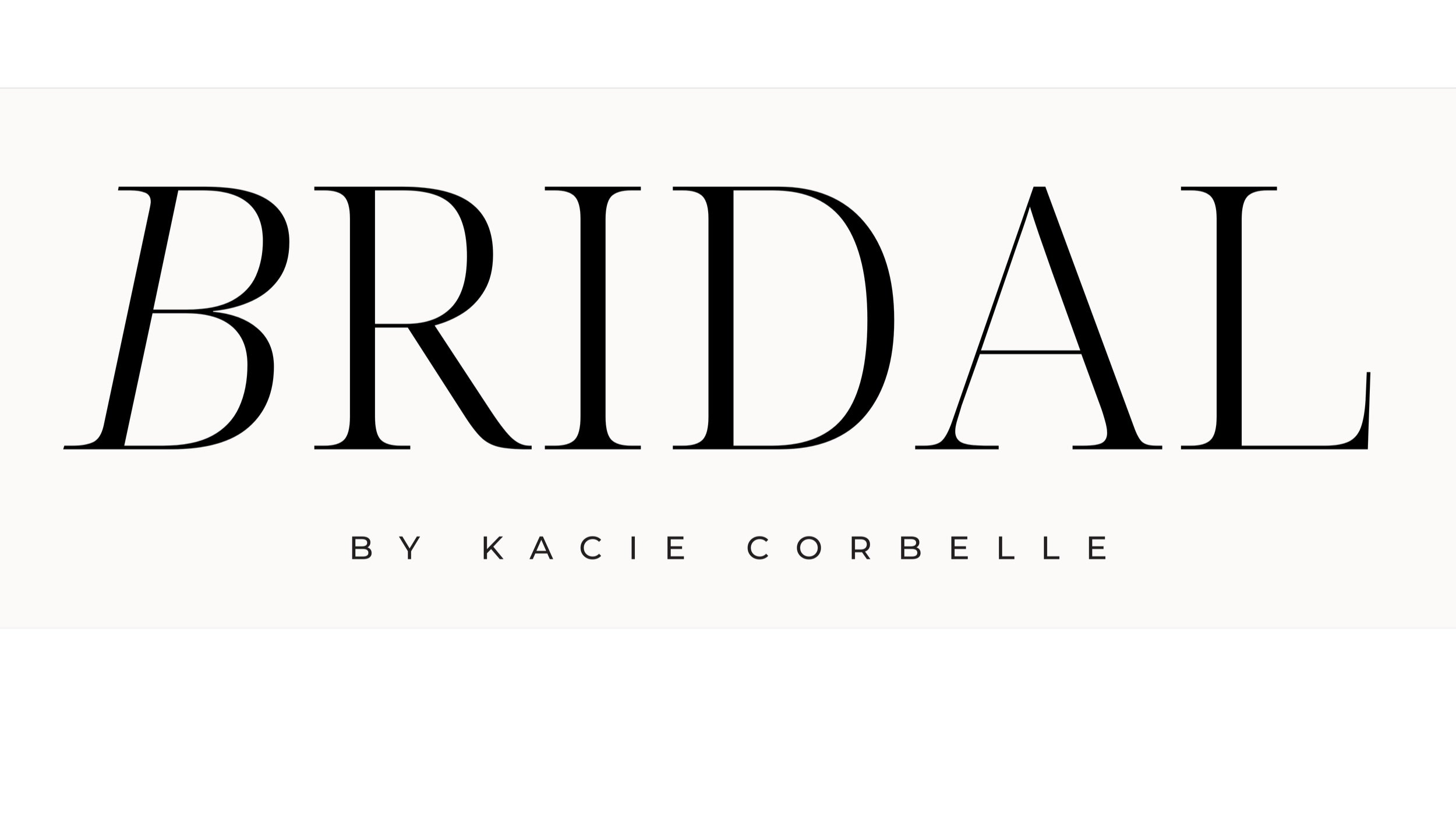 Bridal makeup and hair by Kacie Corbelle