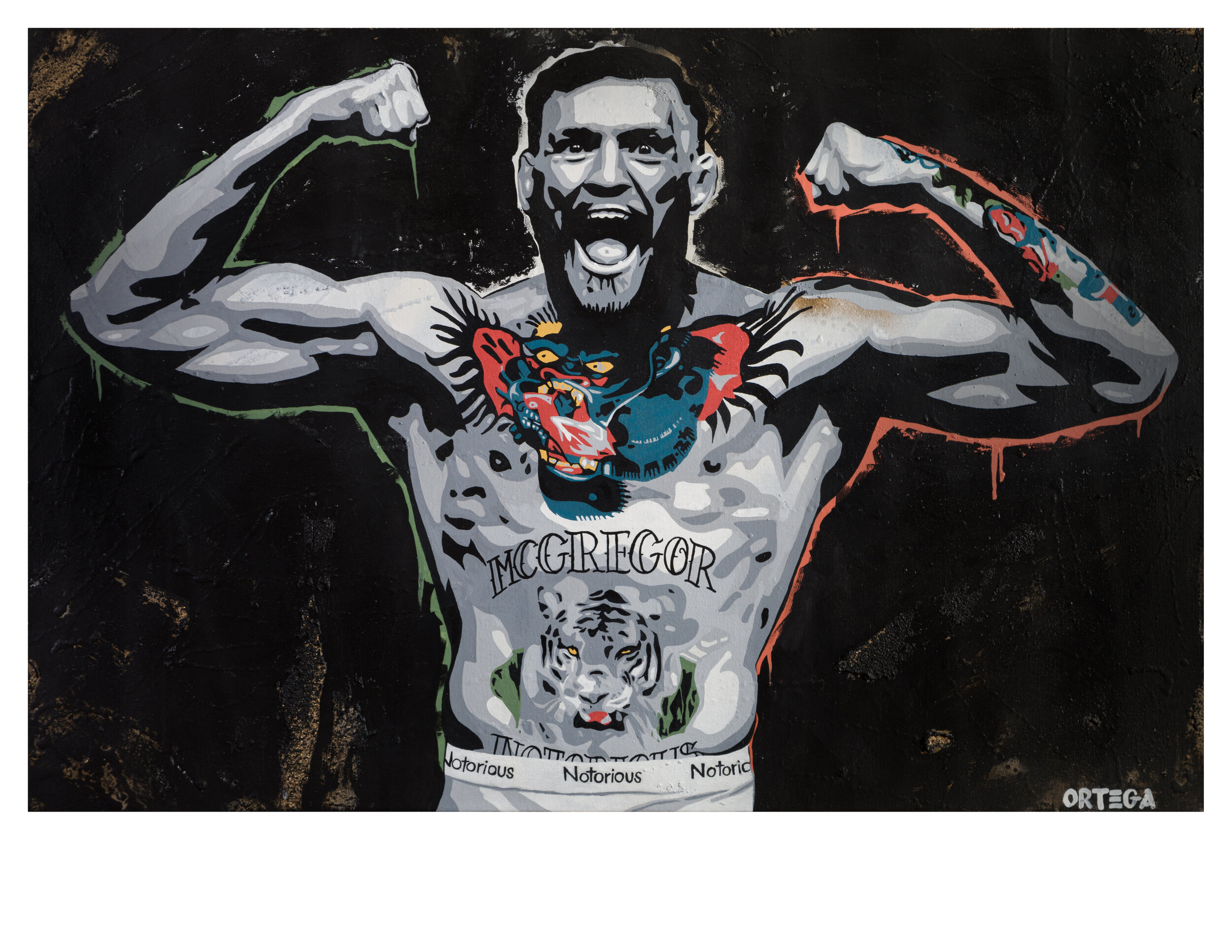 The Notorious Conor McGregor UFC Legend Print