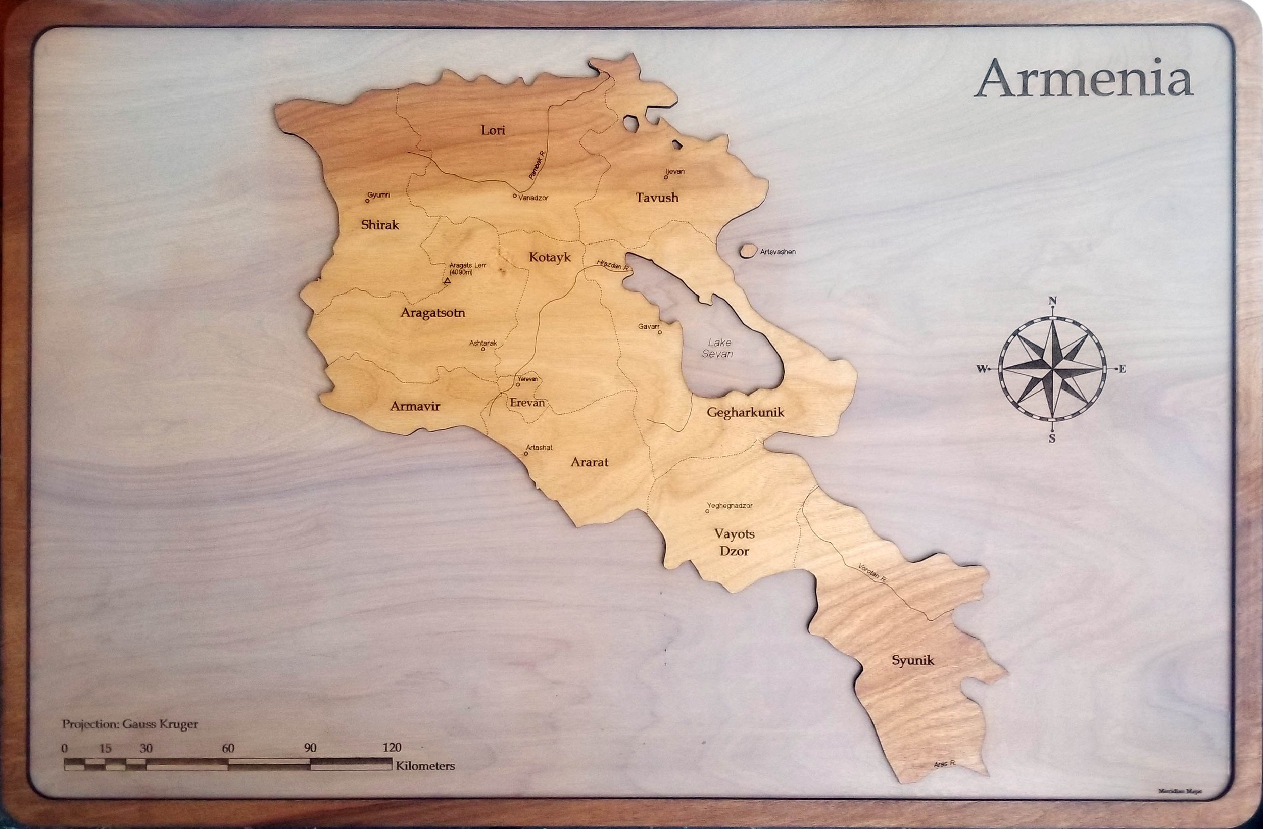 Maps of Armenia - Armenica