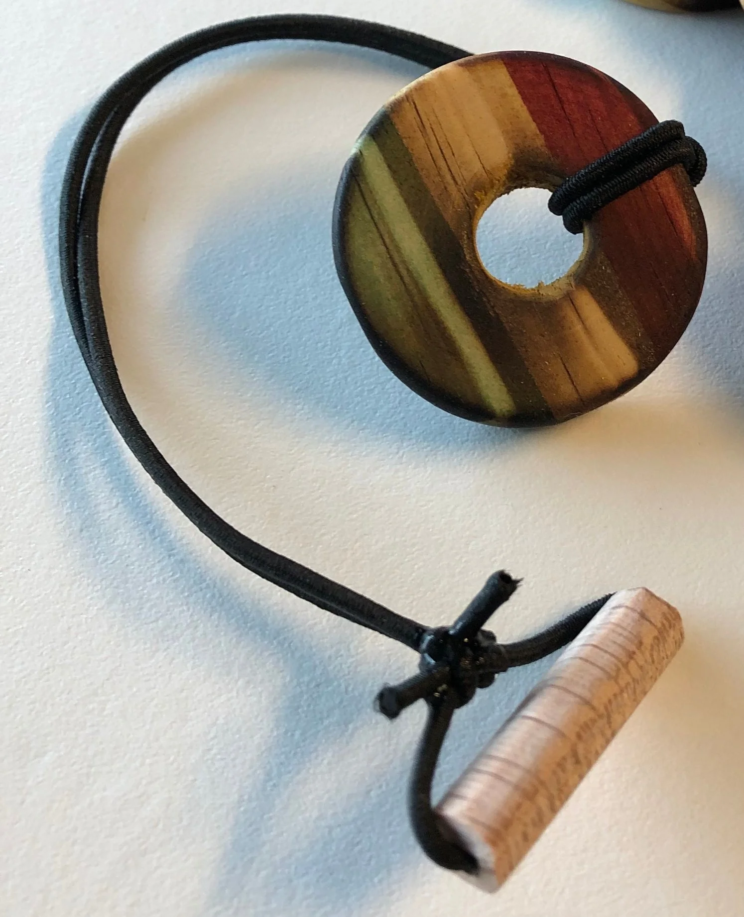 Dreadlock Hair Tie Shou Sugi Ban Style Rasta Simmer Down Creations