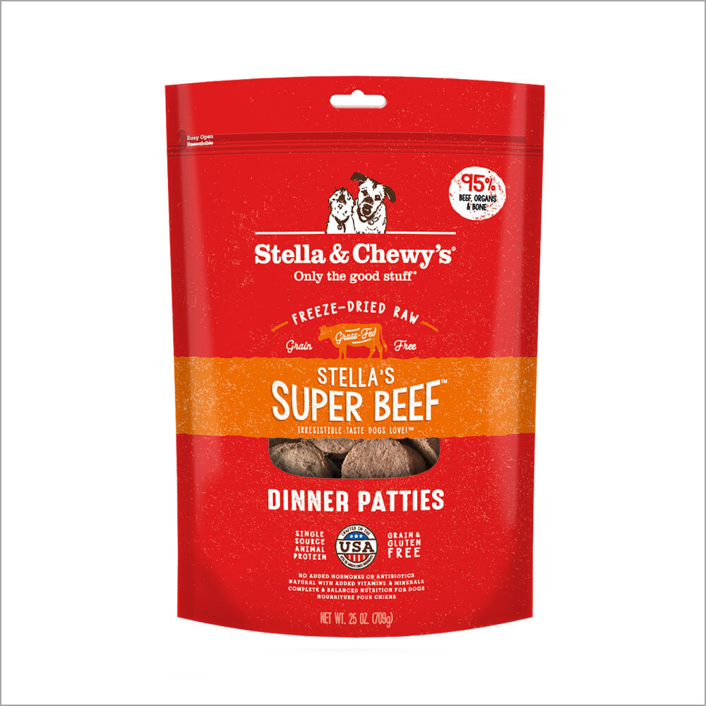 STELLA & CHEWY'S Marie's Magical Dinner Freeze-Dried Raw Dust Grass-Fed  Beef Dog Food Topper, 7-oz bag 