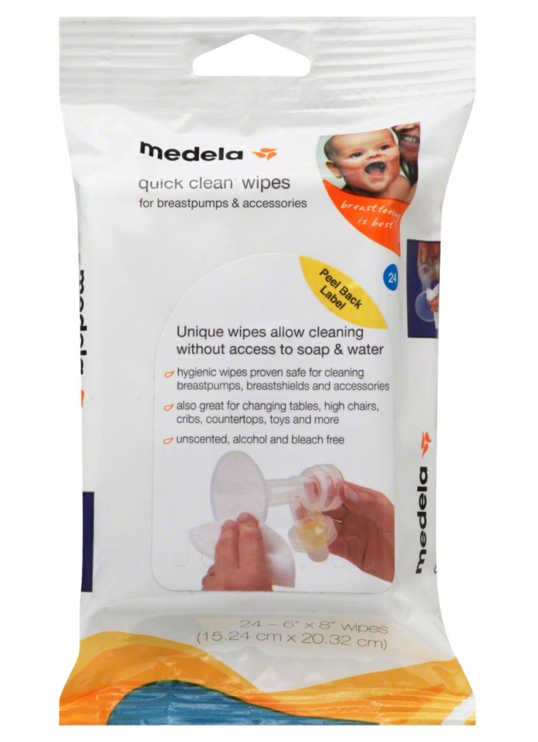 Madela Breastfeeding Breast Milk Storage Bags, Nursing Pads, Wipes