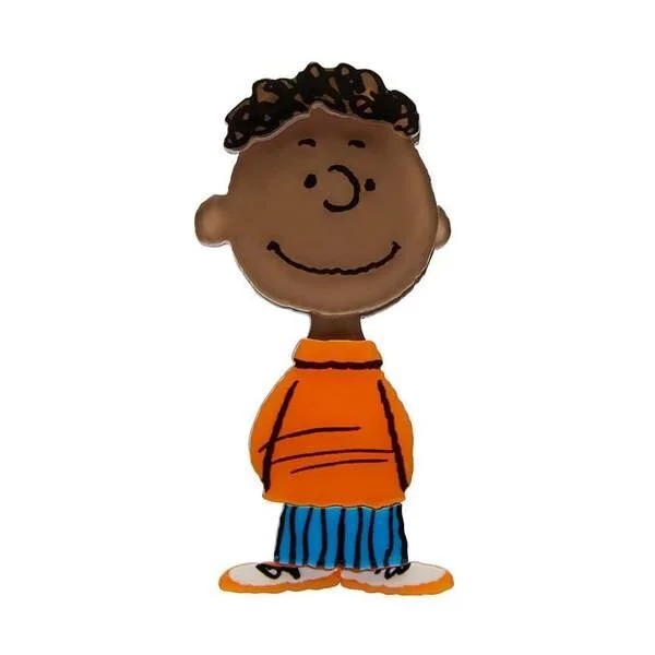 Erstwilder Peanuts Franklin Brooch Welcome to Village Idiom
