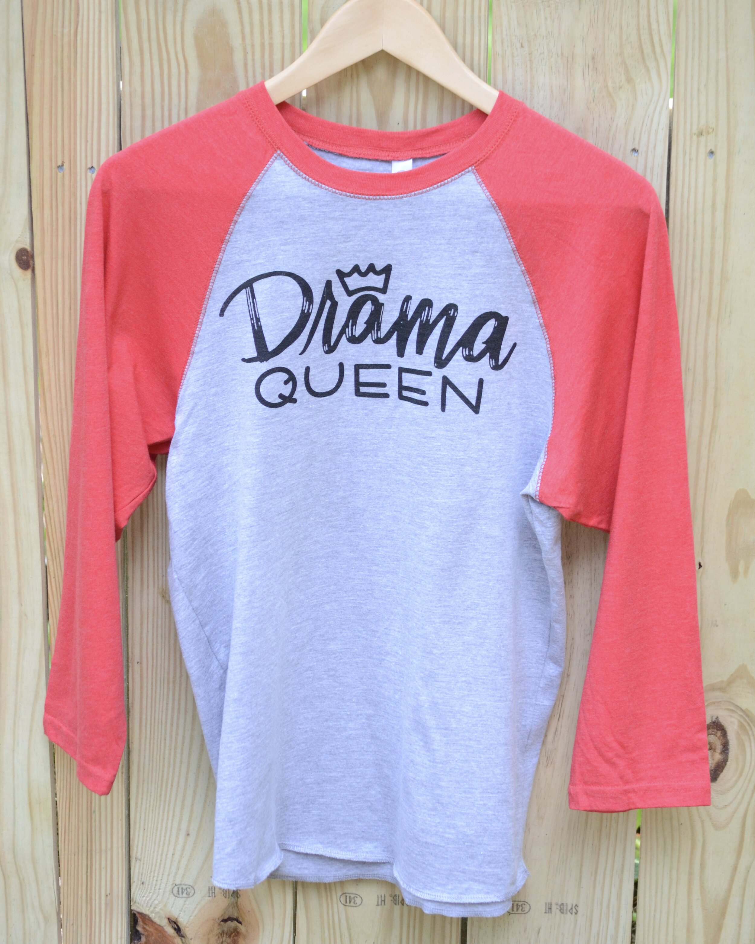 queen baseball tee