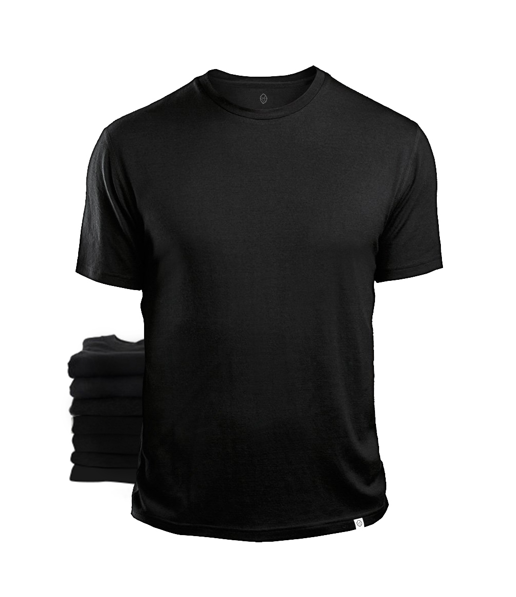 black t shirt