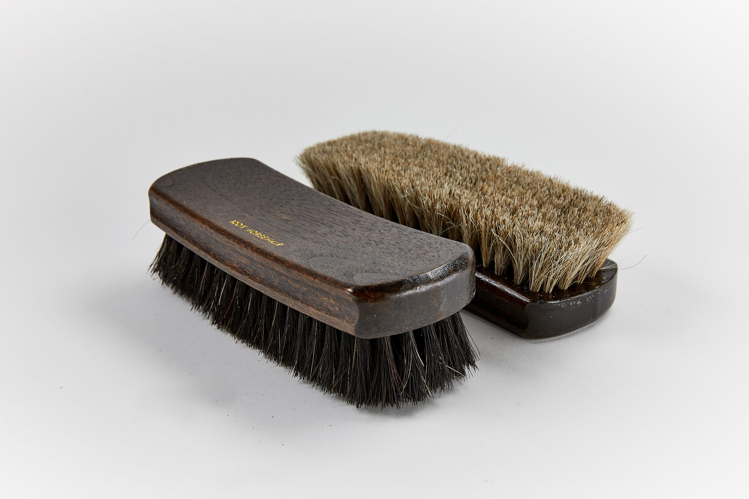 Felton 100 Wooden Horse Hair Shoe Brush, Wood Shoe Brush, Shoe