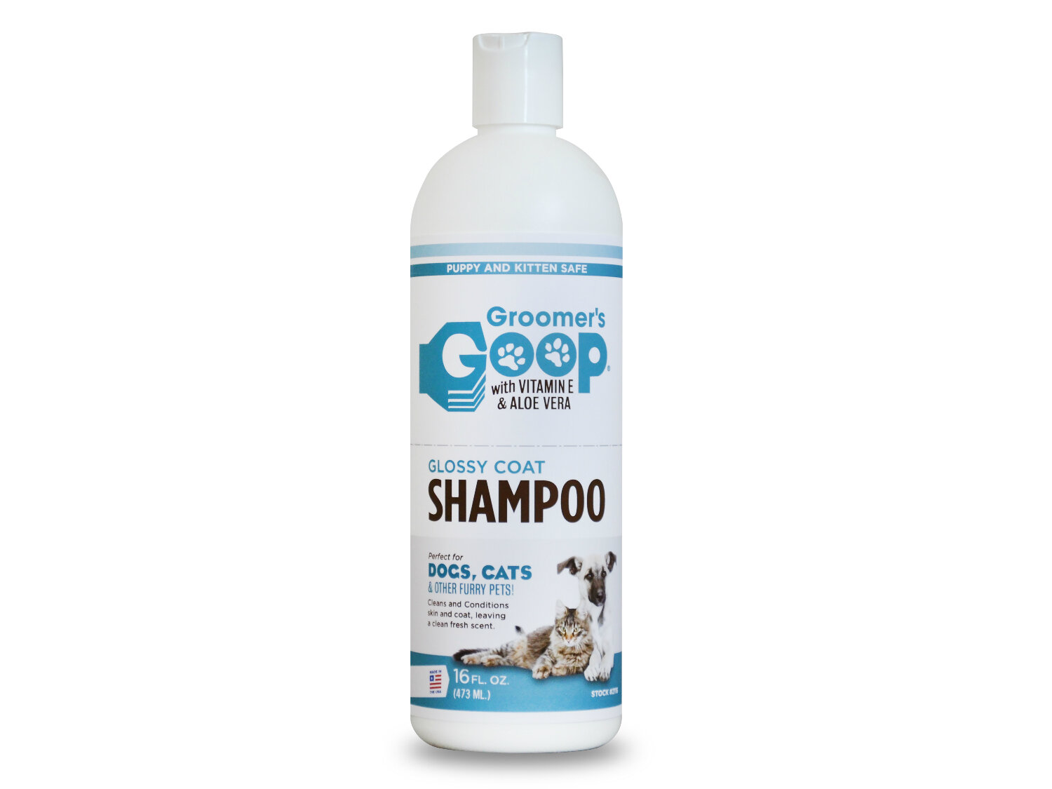 Groomer's Goop Glossy Pet Shampoo - 16 oz. Bottle #216 — Hand Cleaner and Stain Removers, All Goop Cleaners