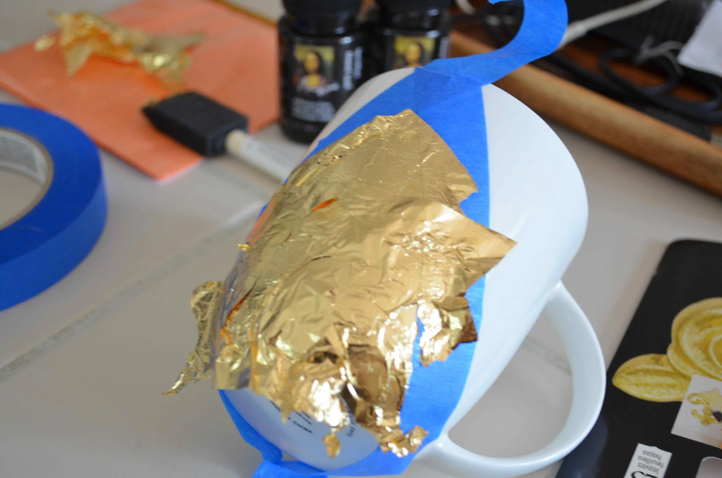 Gold Foil Craft on Hallmark's Home and Family From Scratch with Maria