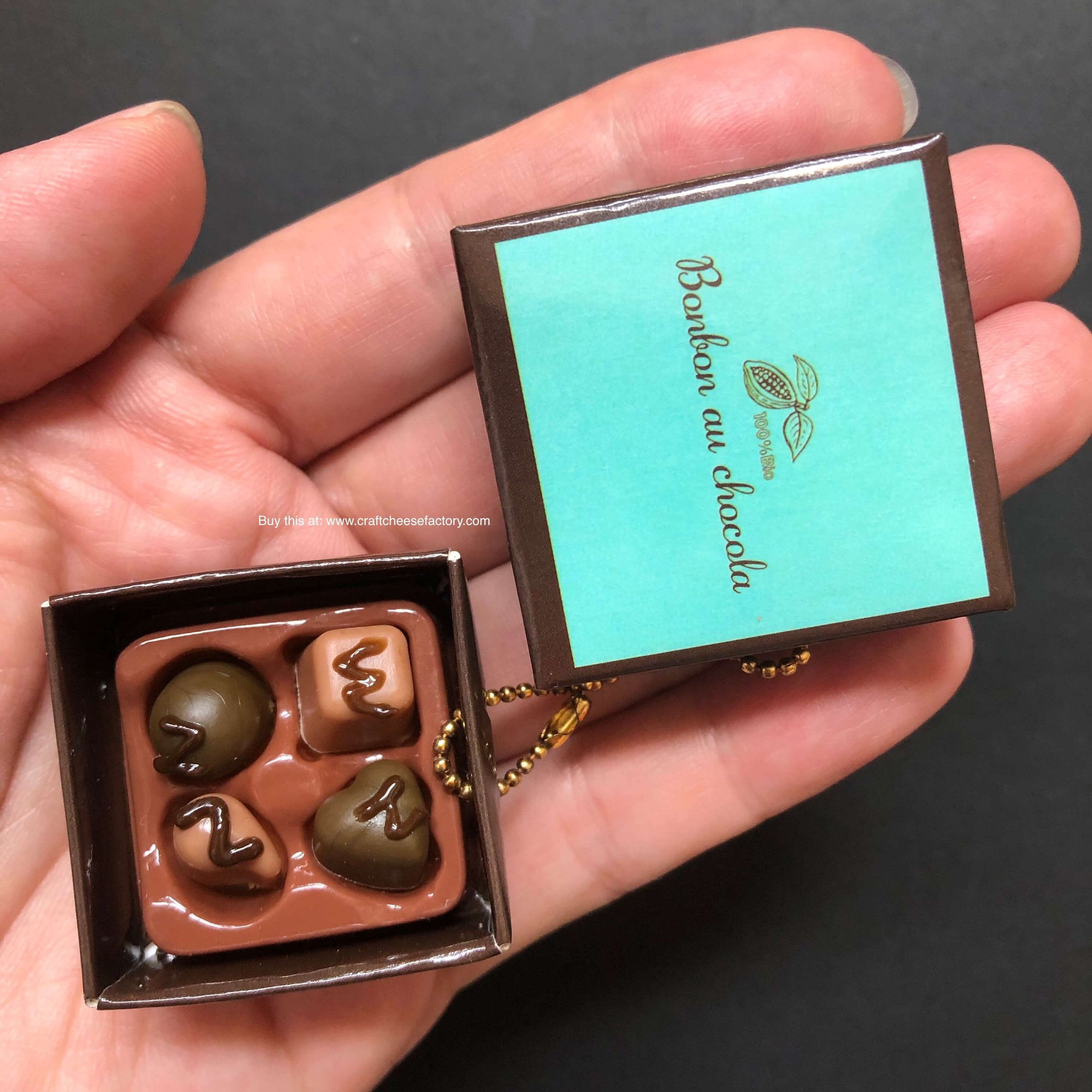 Miniature toy chocolate candy sweets gift box —