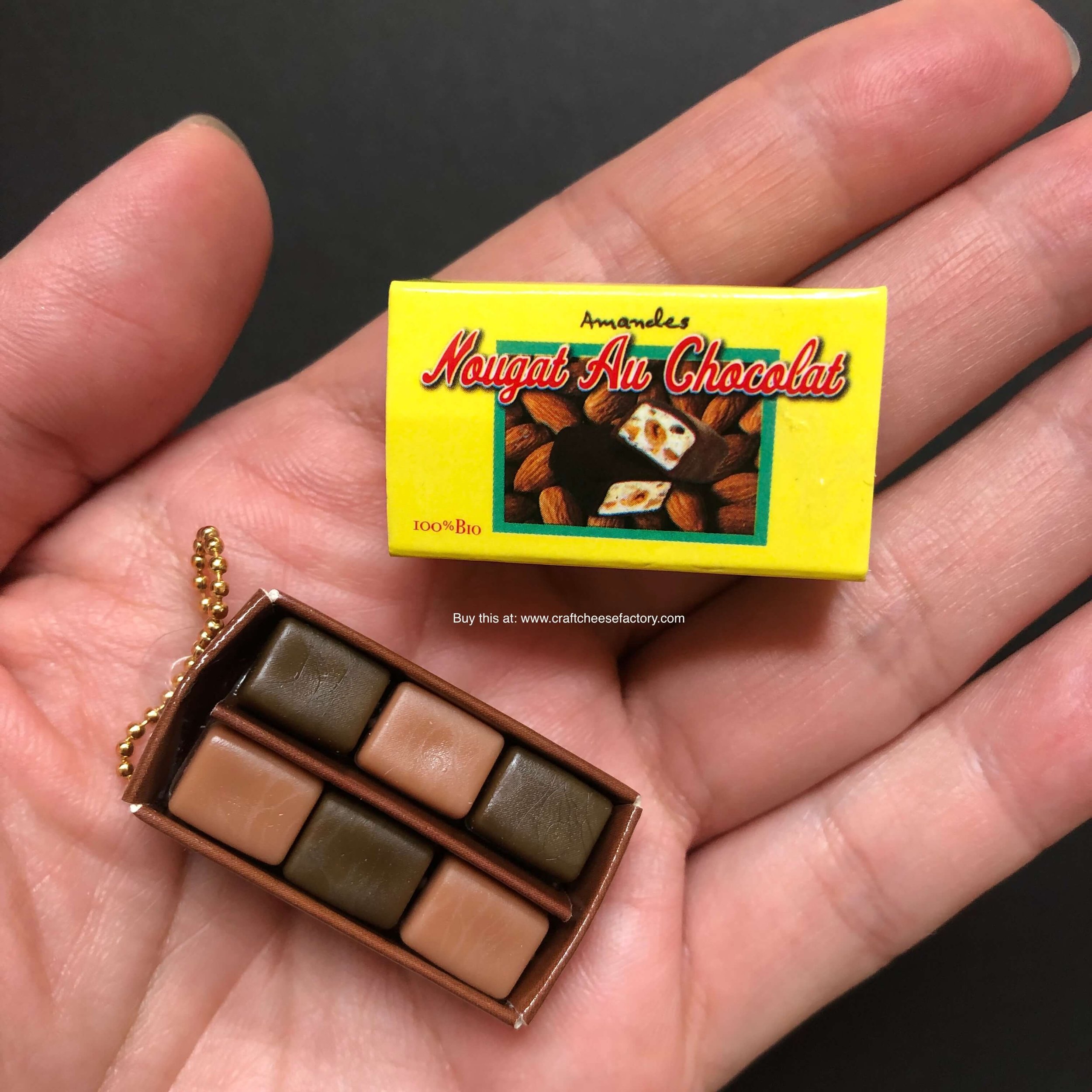 Miniature toy chocolate candy sweets gift box —