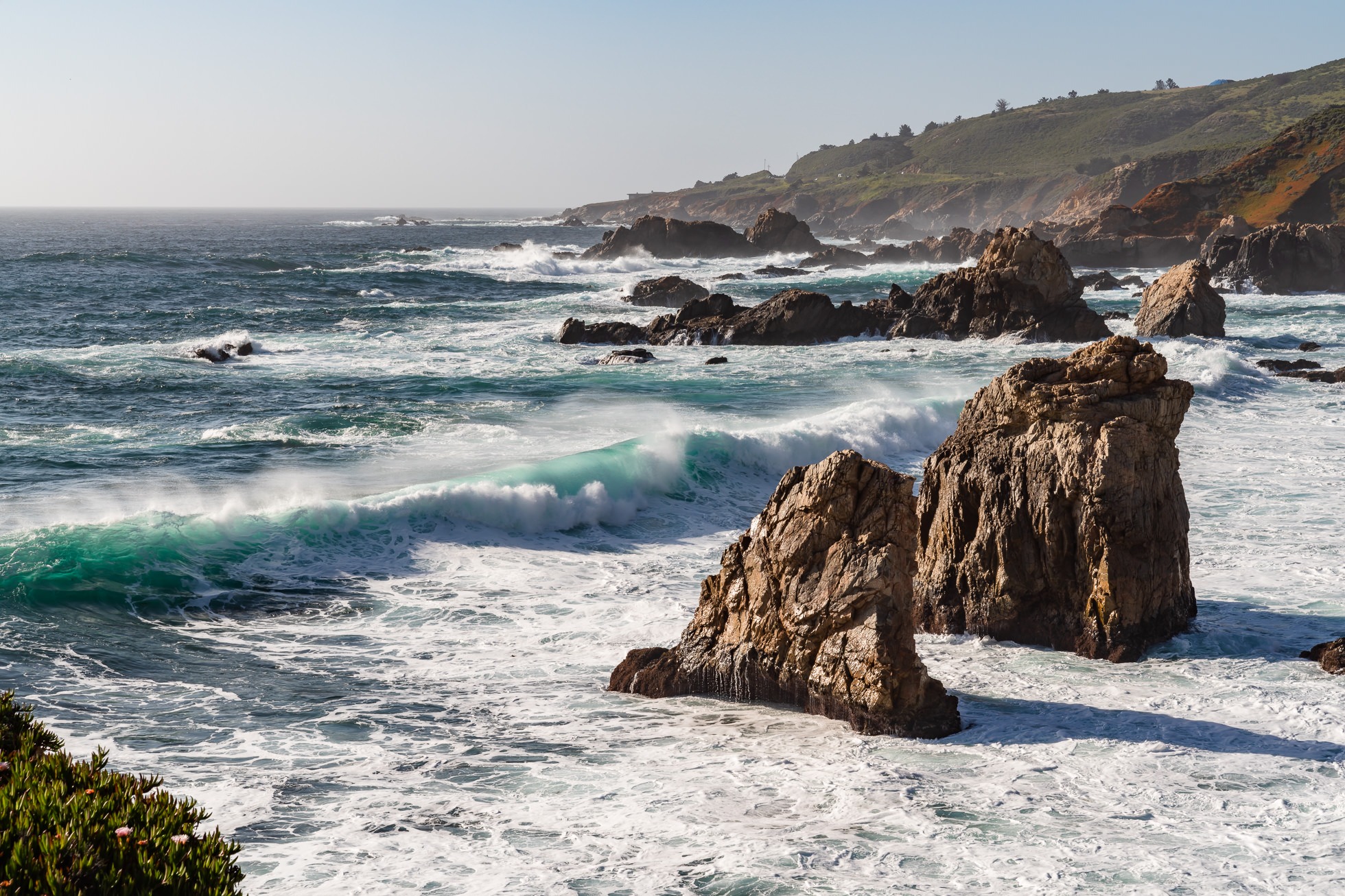 Soberanes Point海滩,加拉帕塔州立公园,卡梅尔