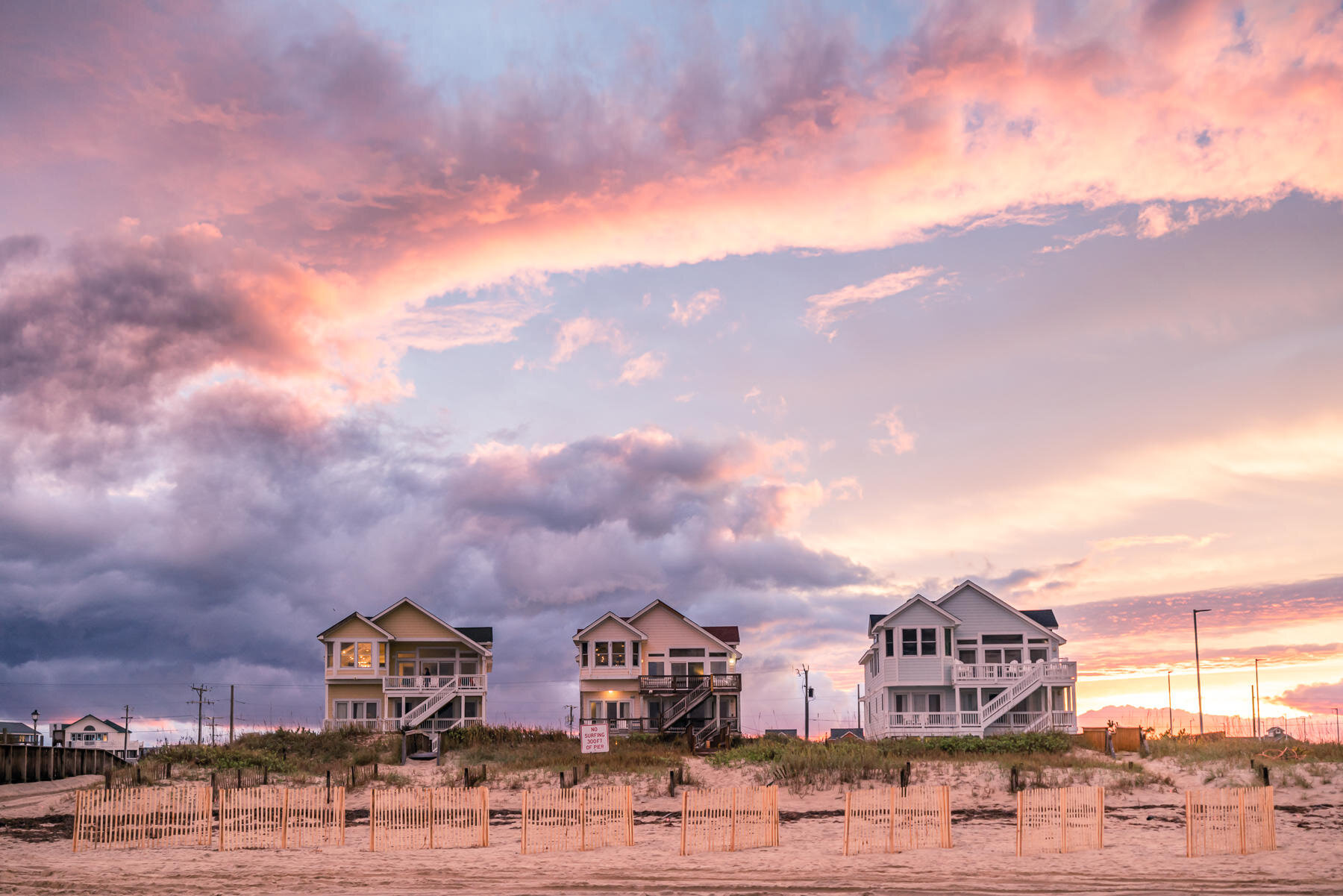 Sunset Jennettes Pier Nags Heads North Carolina©詹妮弗卡尔摄影-7.jpg