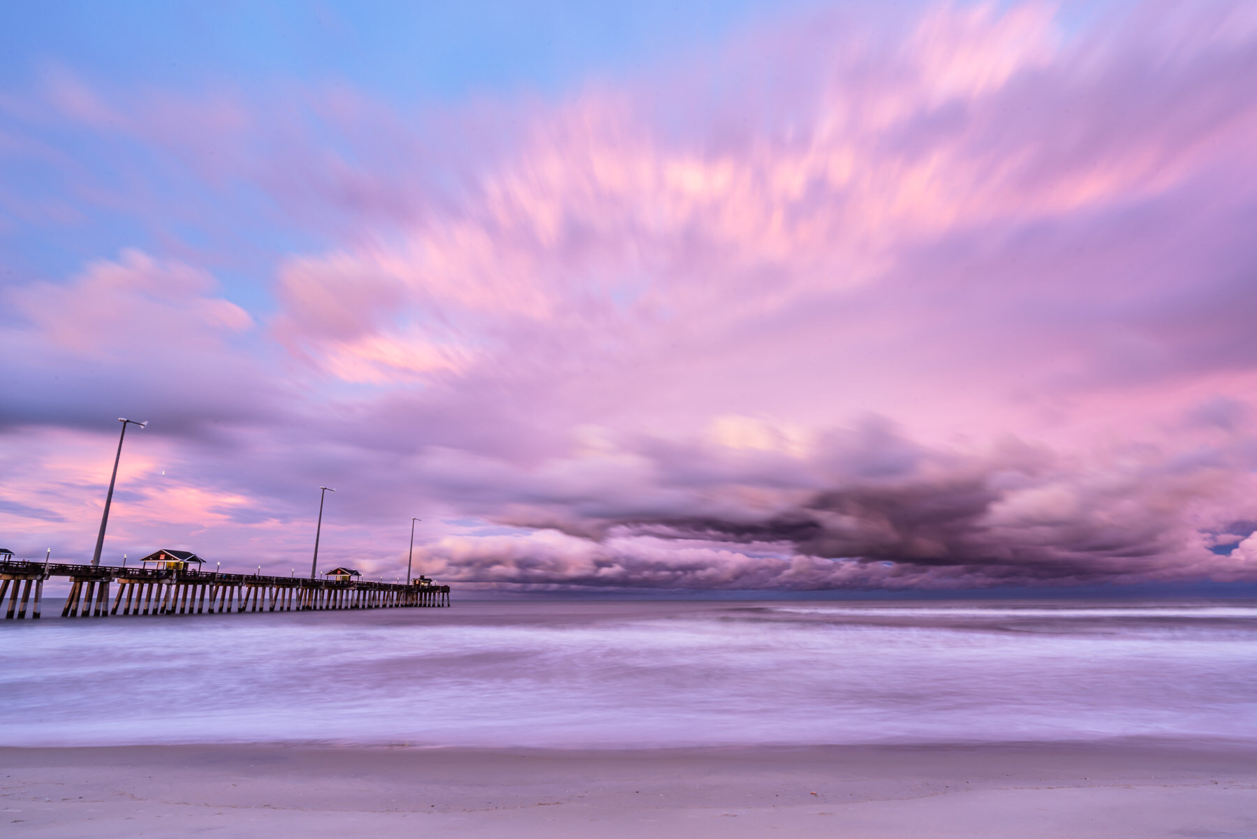 Sunset Jennettes Pier Nags Heads North Carolina©詹妮弗卡尔摄影-17.jpg