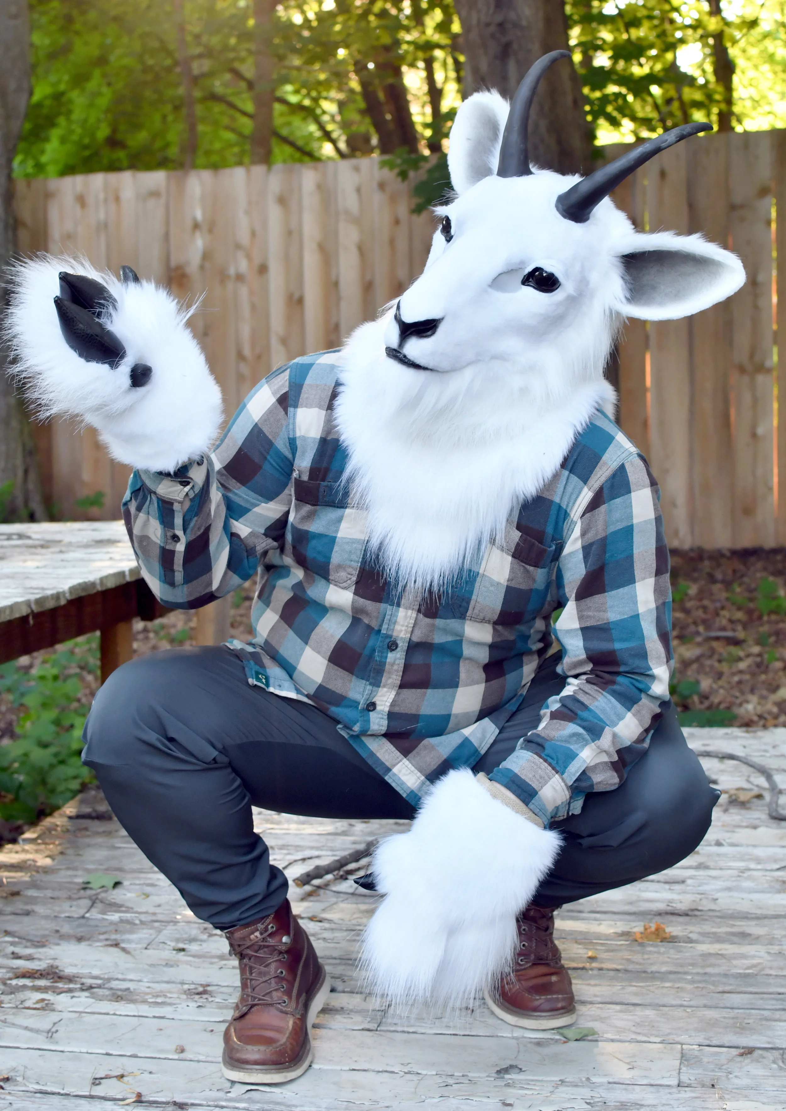 goat ears costume