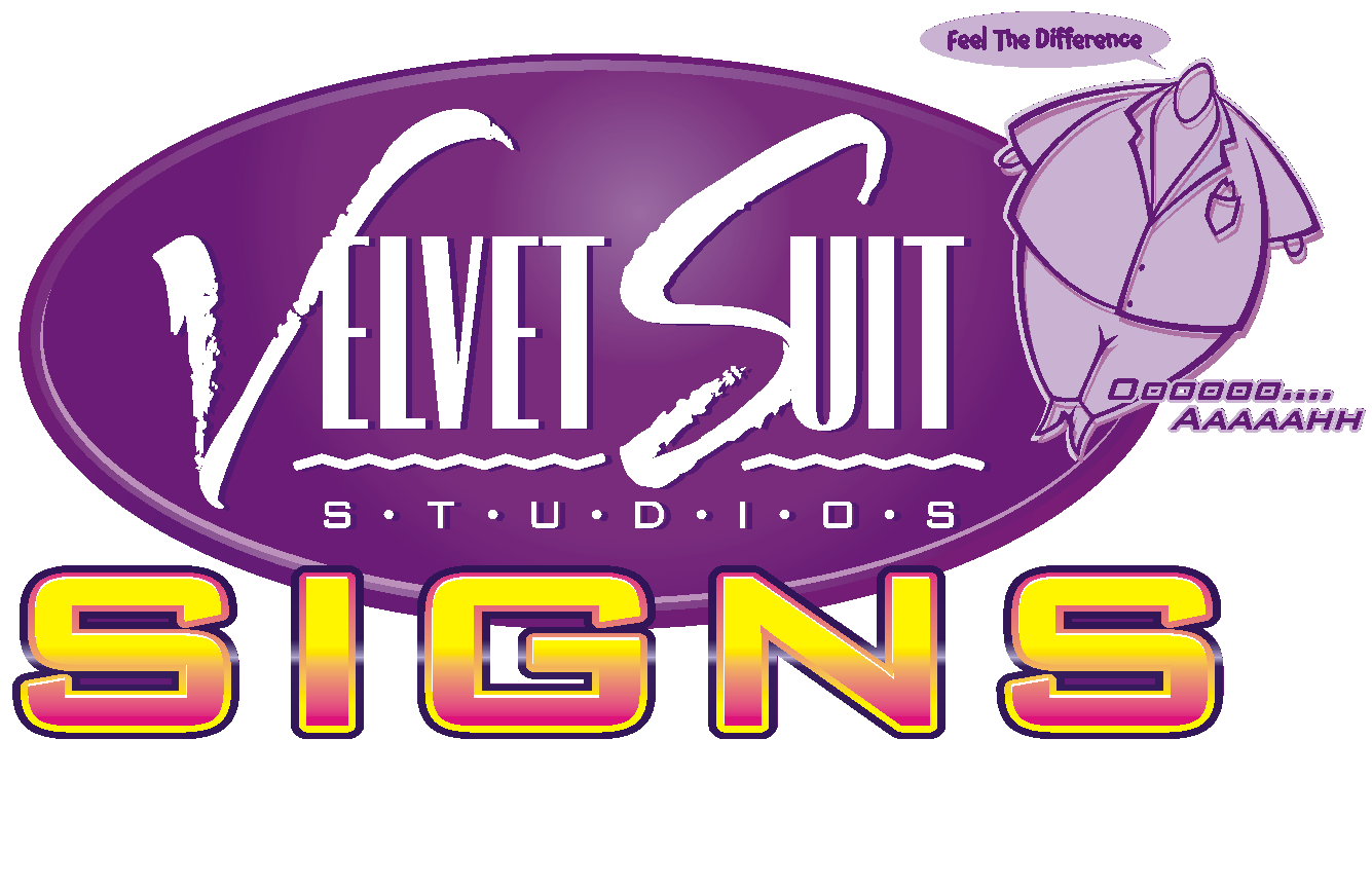 Velvet Suit Studios Signs and Designs