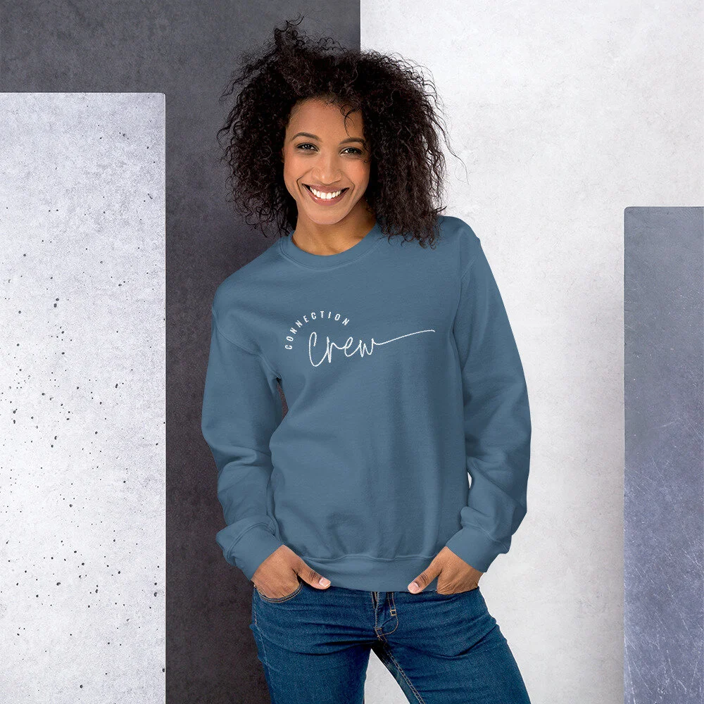 Indigo cheap blue sweatshirt