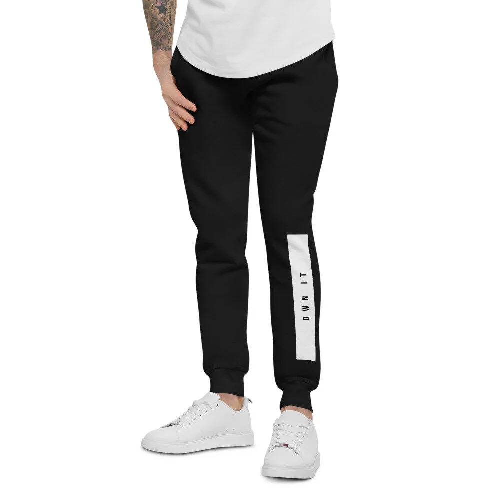 Own It | Black Joggers White Design 