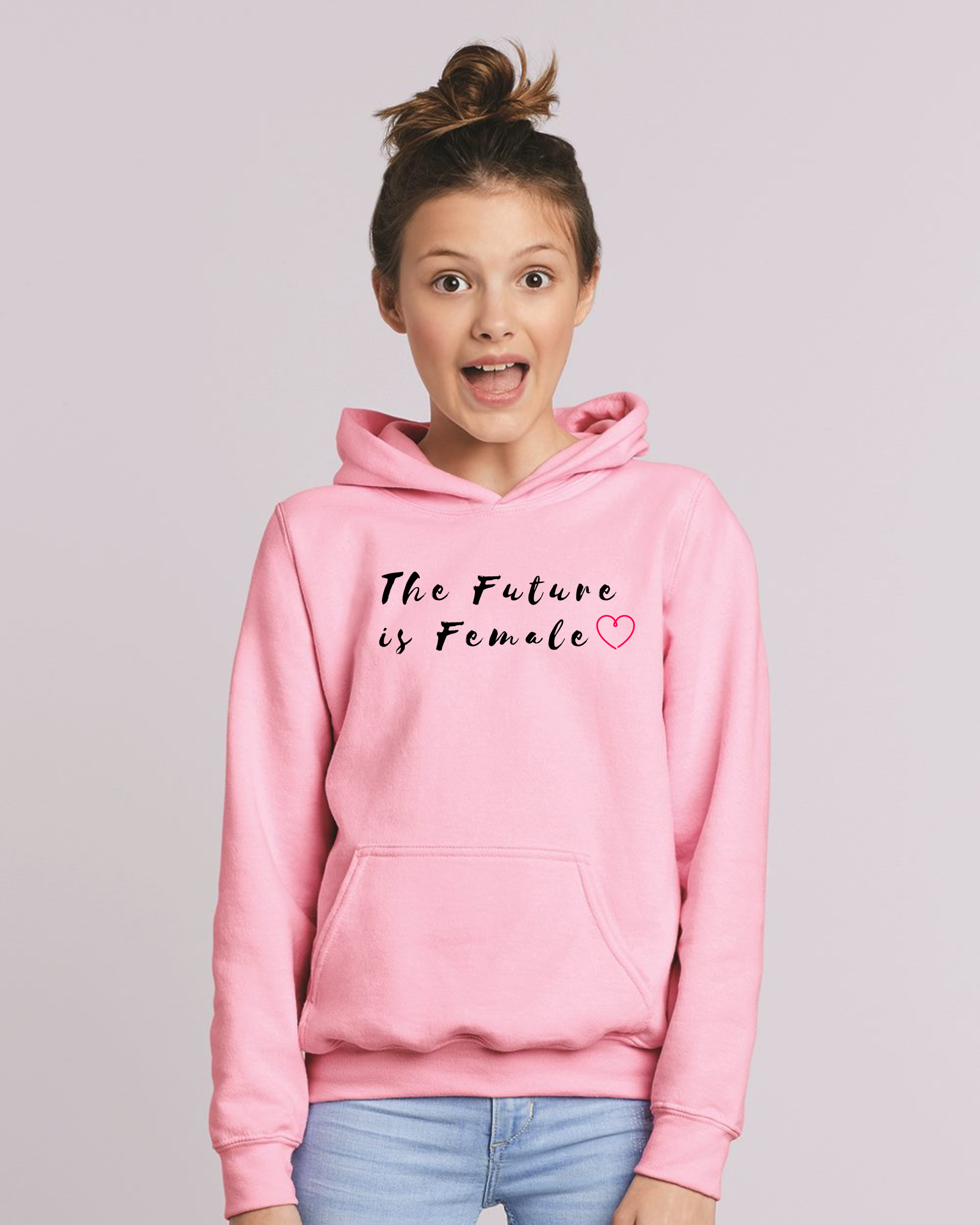 The Future is Female - Pink Hoodie - SOLD OUT — Beyond HP