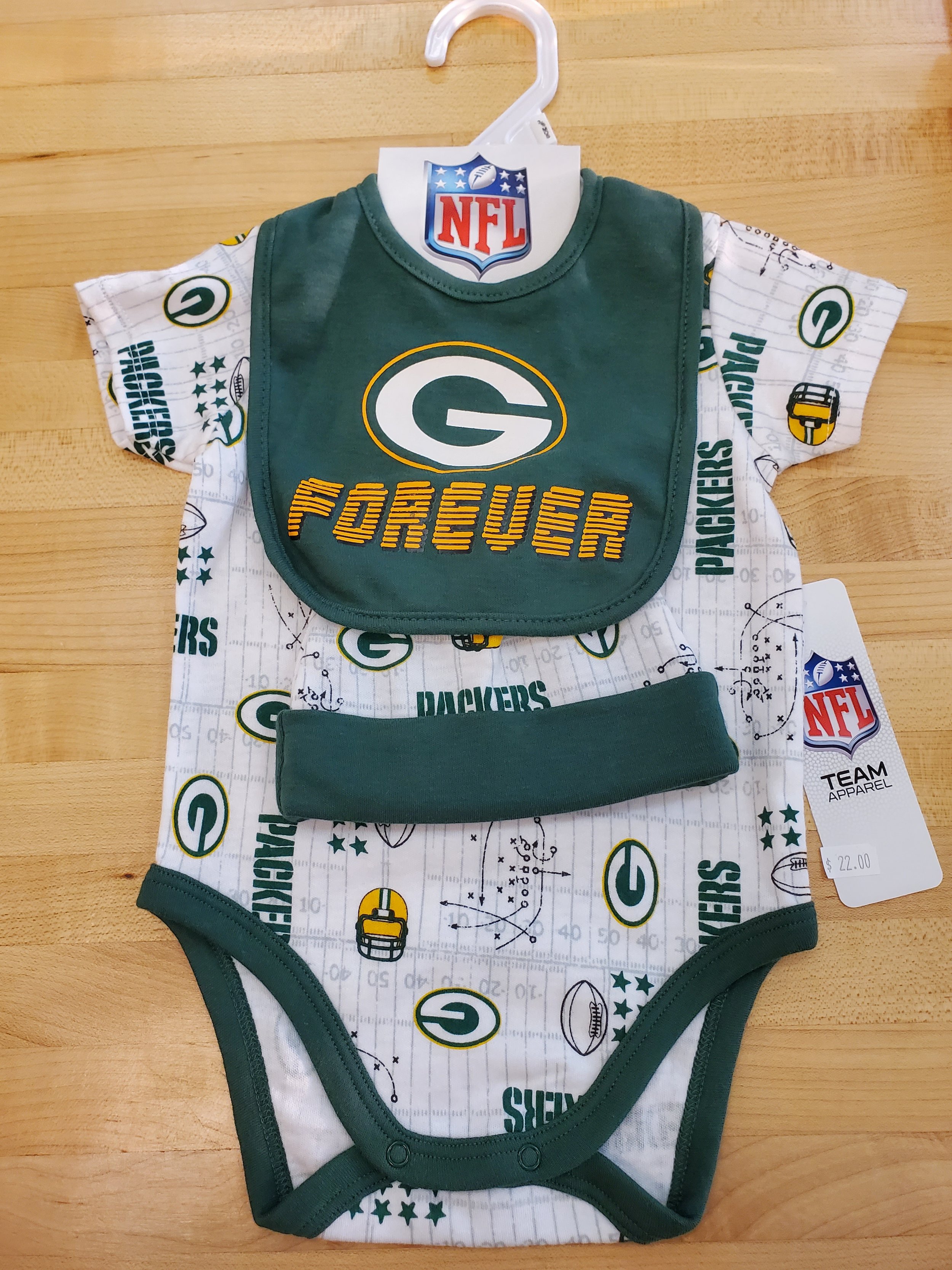 Packers Newborn 3 piece set — Legacy Cheese