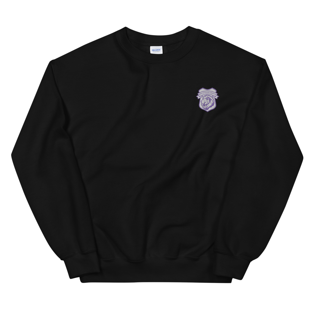 WSCS Crest Embroidered Sweatshirt — Winston Salem Christian School