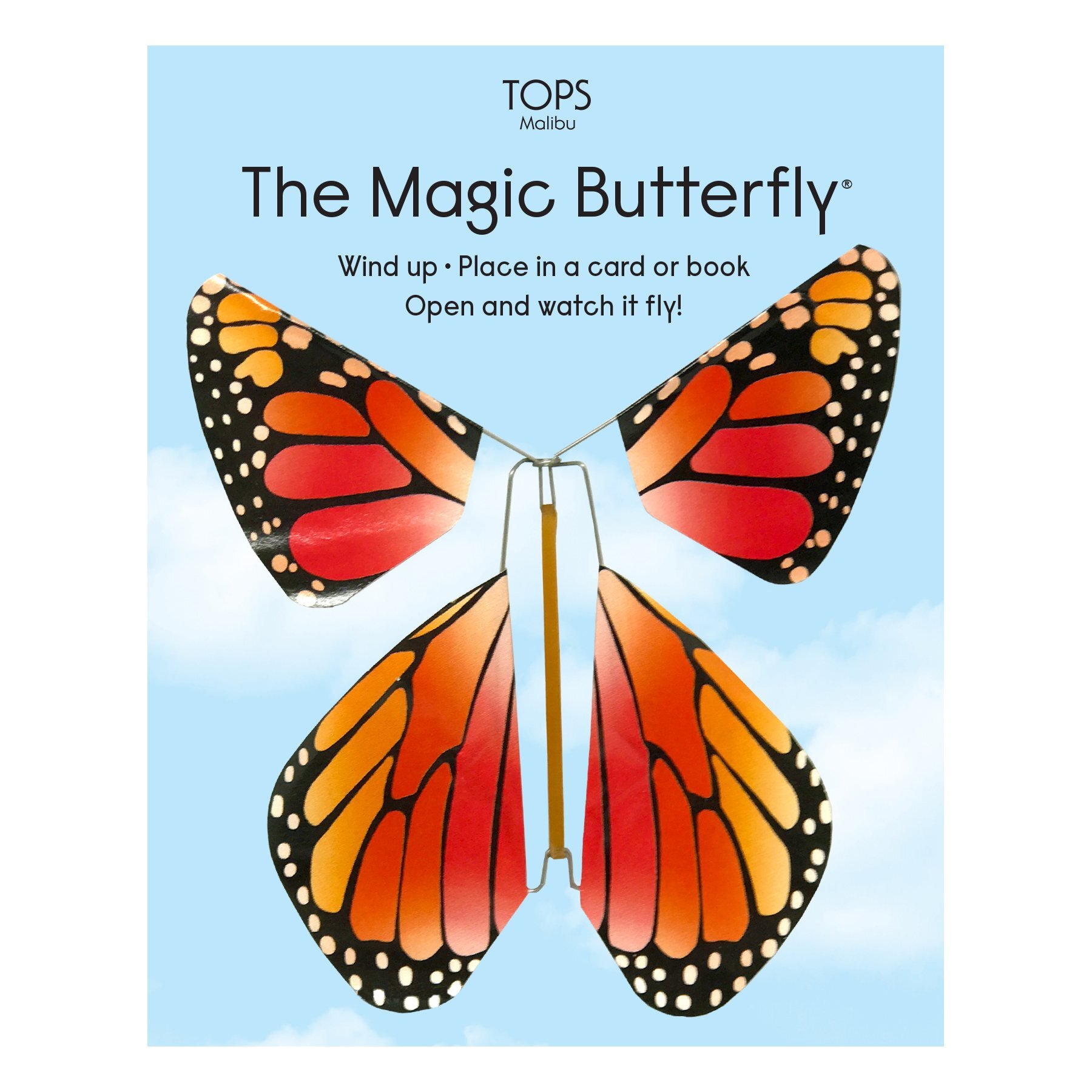 1pc CARD MAGIC flying out Butterfly Surprise Magic props Mystical trucco toygi h5 
