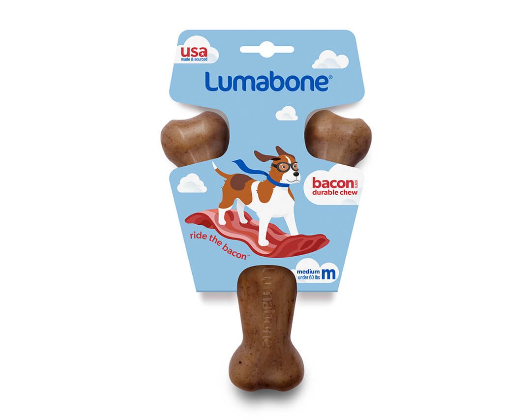 Lumabone Bacon Flavor Dog Chew Natty Pet Shop