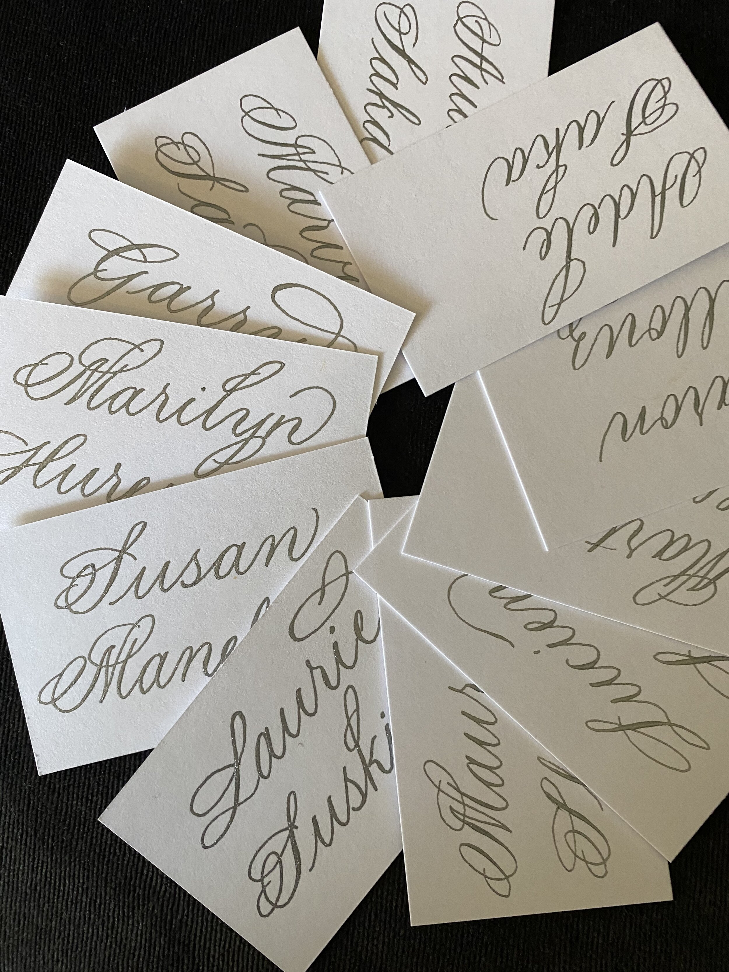 Wedding Name Tag Placecards, Calligraphy Personalized Gift Tags