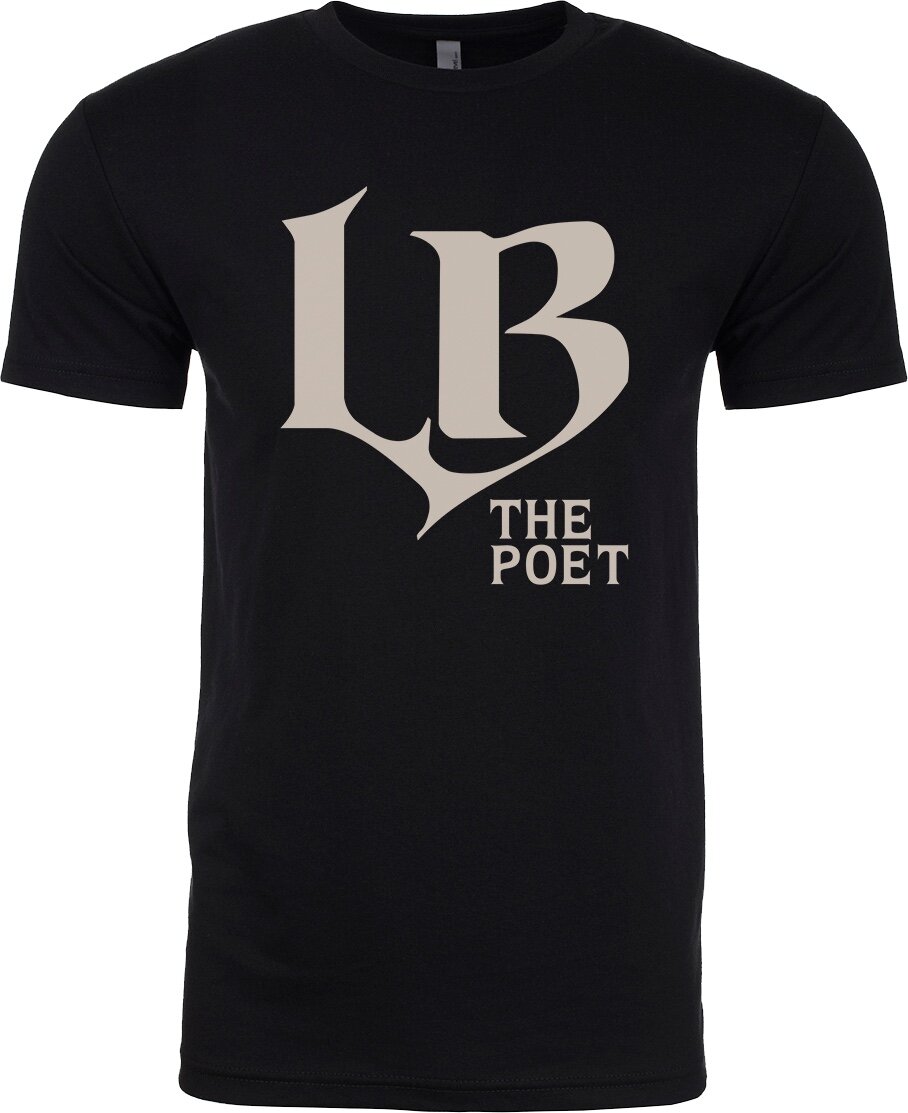 LB the Poet Logo T-shirt (Black) — LB The Poet LB the Poet Logo T-shirt (Black) — LB The Poet