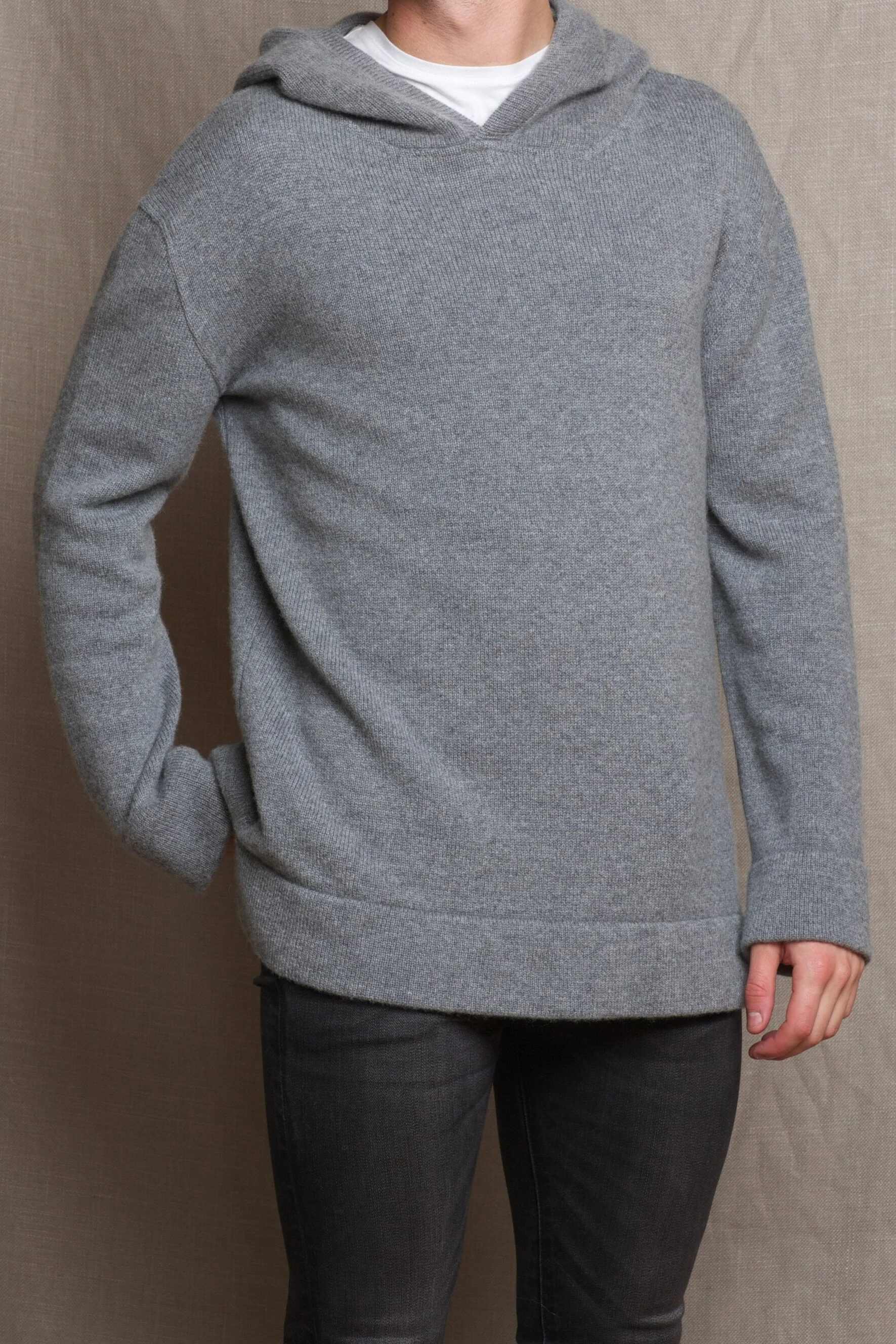 cashmere hooded sweater