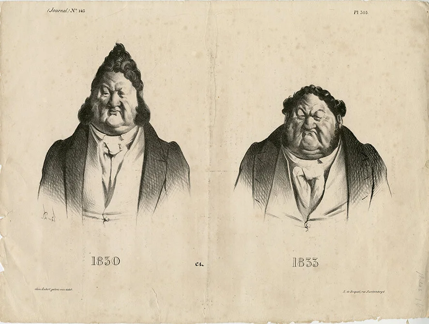 Honoré Daumier (1808-1879) ‘1830 et 1833’ Louis Philippe
