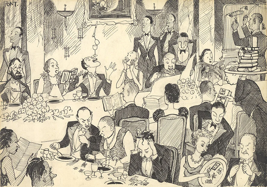 The British Character: Absence of the Gift of Conversation by Graham Laidler ‘Pont’ (1908-40)