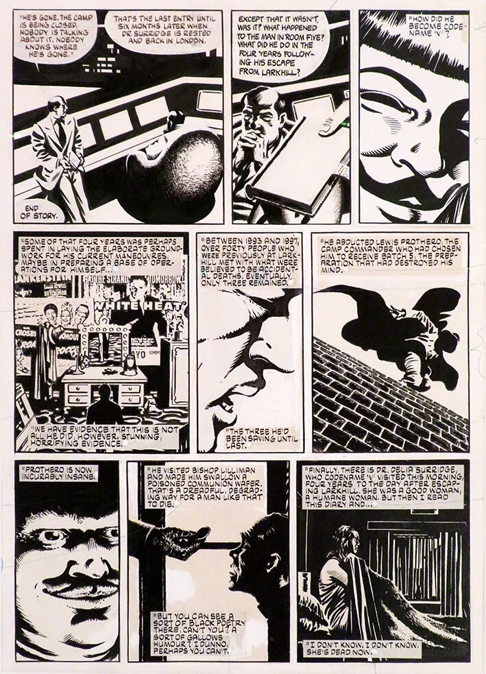 V for Vendetta, 1989 by David Lloyd (b.1950)