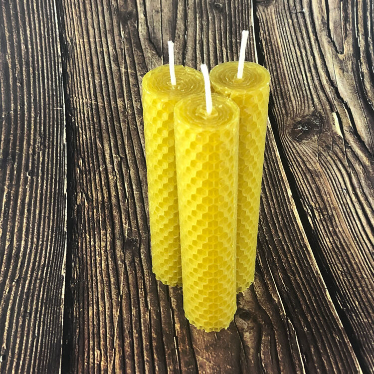 Hand Rolled 100% Beeswax Candles — Darach Social Croft