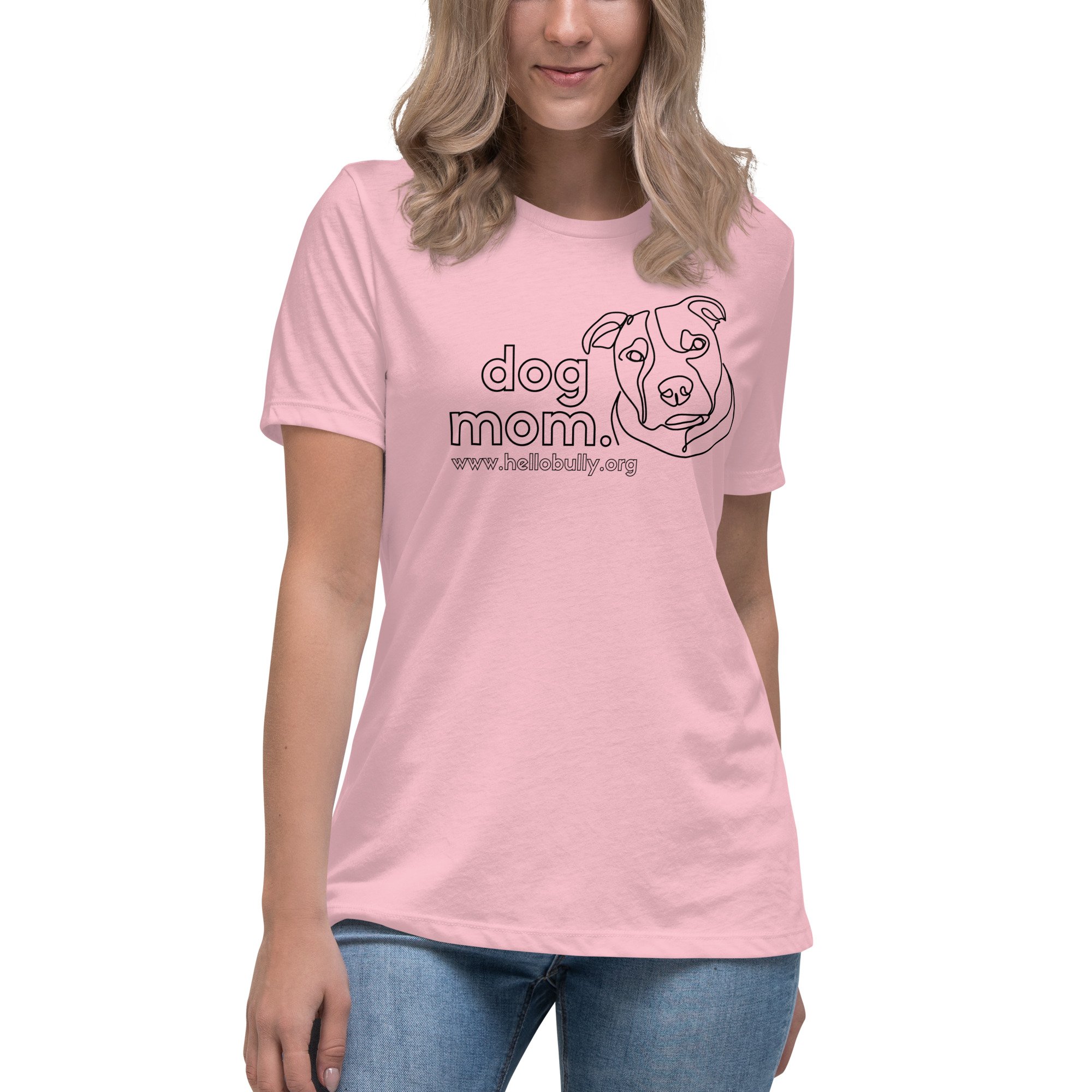 Hello Bully | Dog Mom | Women's Relaxed T-Shirt — Hello Bully