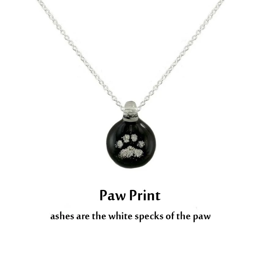 Treasured Memories Cremains Glass Memorial Necklaces Tz By Tari Zarka - Precious Memories Pendants