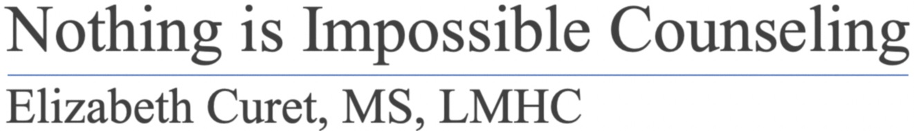 Nothing Is Impossible Counseling