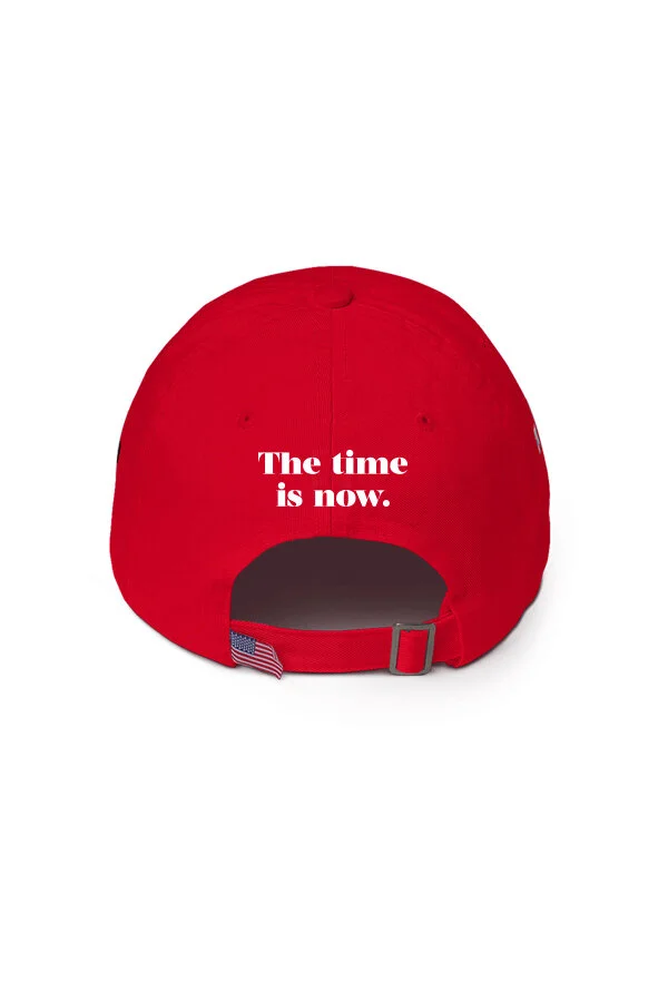 red dad cap