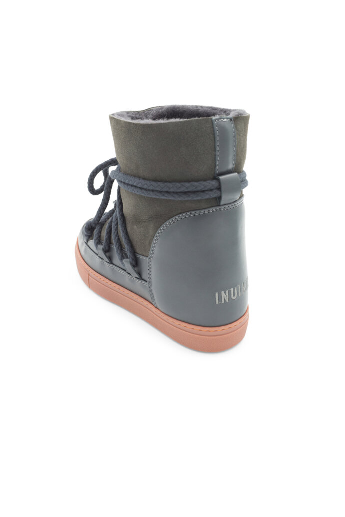gray wedge sneakers