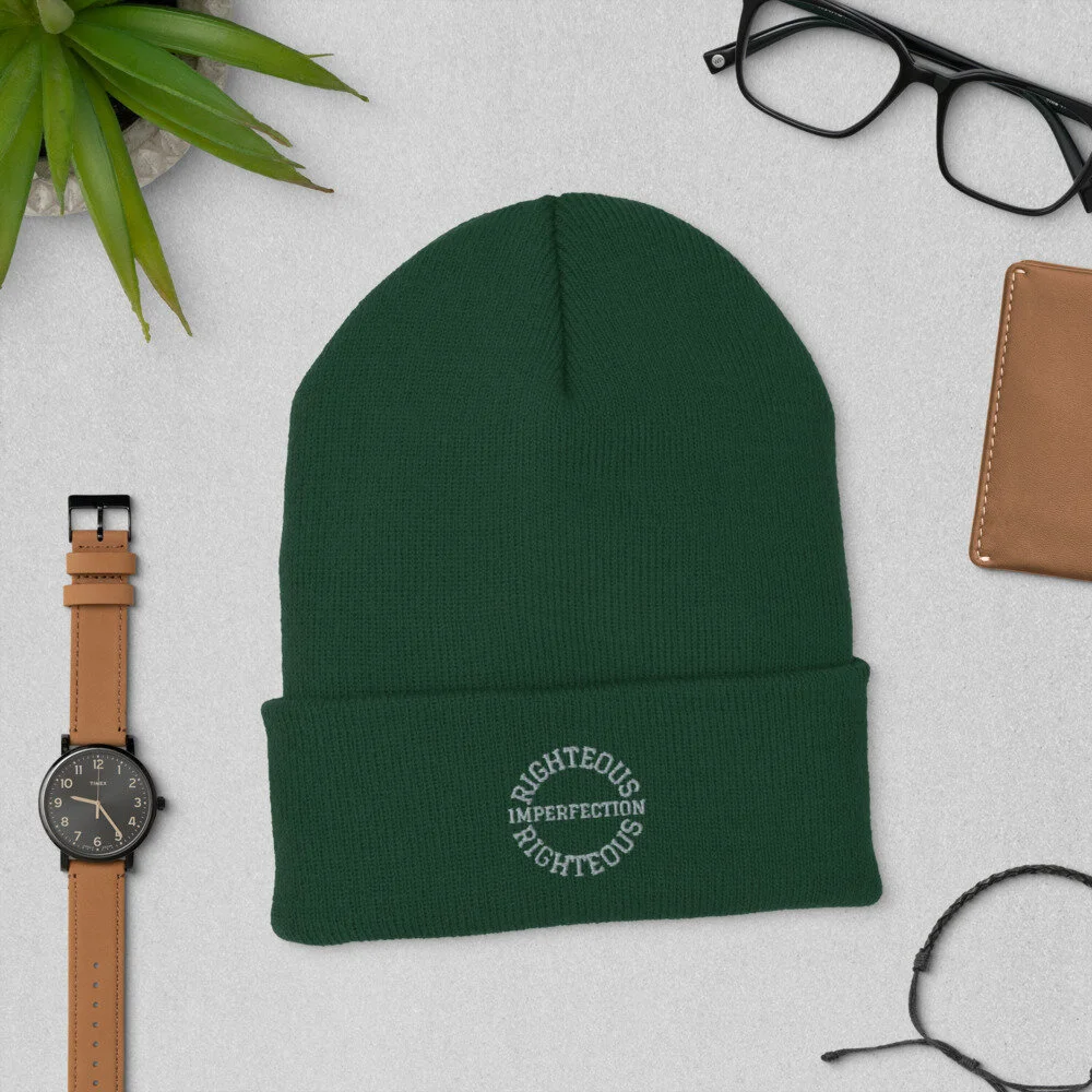 Righteous Imperfection® - Cuffed Beanie — Grits & Glitter Crafts