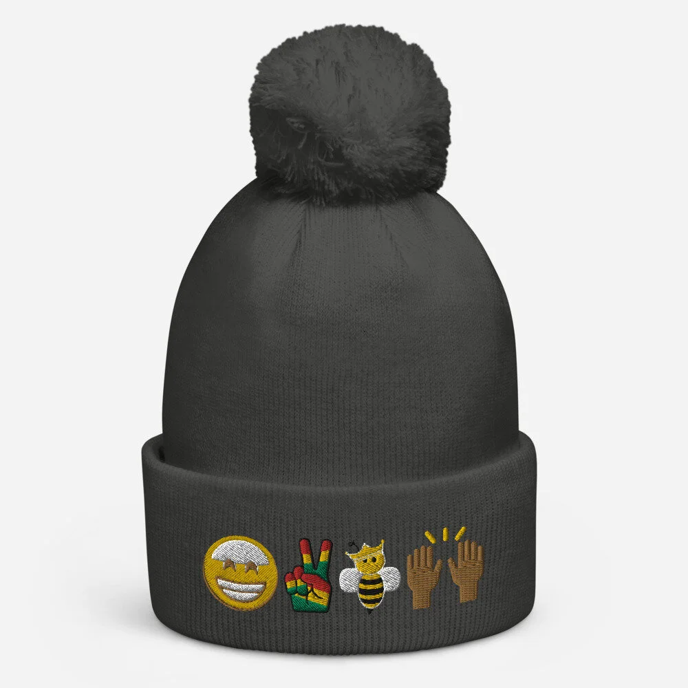 Men's Pom pom beanie — Happy To Be Alive